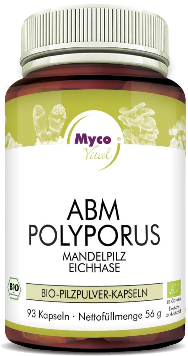 ABM-Polyporus Organic mushroom powder capsules (mixture 338)
