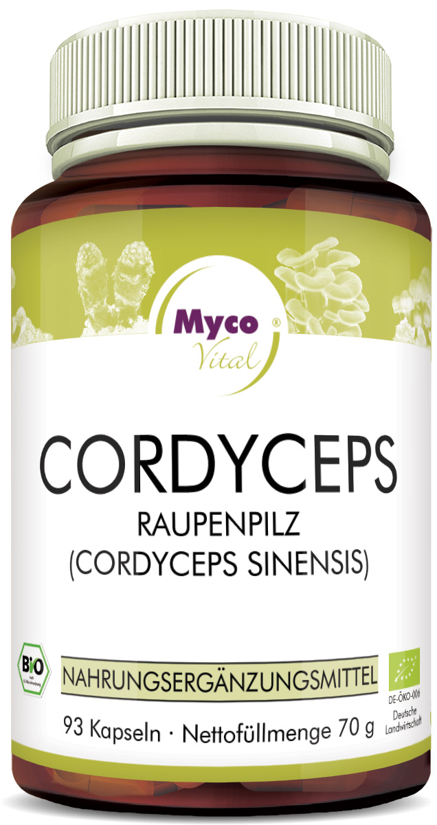 CORDYCEPS Bio-Vitalpilzpulver-Kapseln