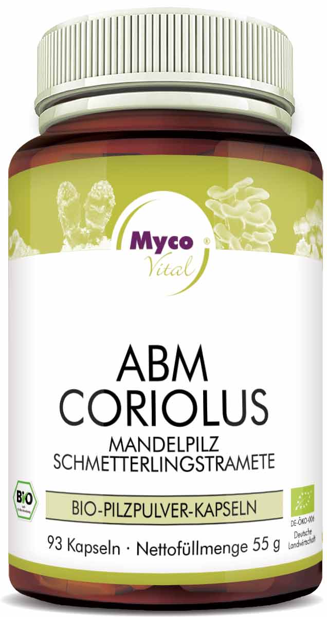 ABM-Coriolus Cápsulas de polvo de setas ecológicas (mezcla 359)