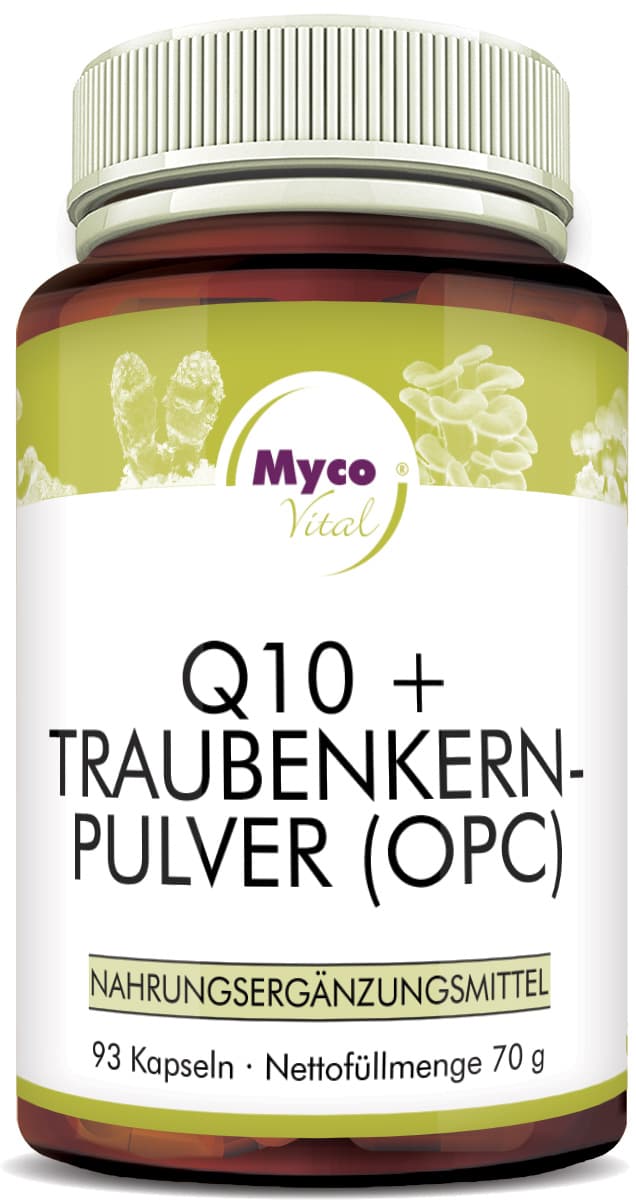 Q10 + SEMILLAS DE UVA (OPC) de semillas de uva orgánicas no engrasadas (mezcla 548)