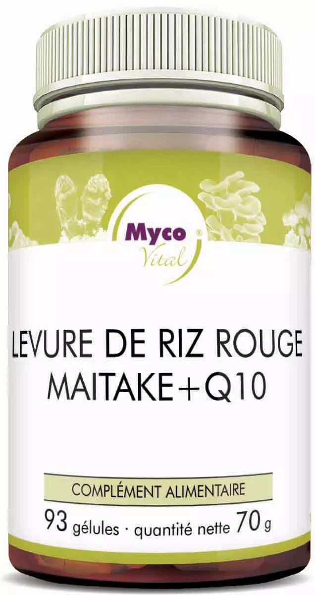 Farine de riz rouge (BIO)-Maitake-Q10 gélules (mélange 368)