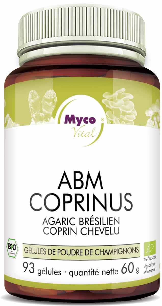 ABM-Coprinus Capsules de poudre de champignons biologiques (mélange 329)
