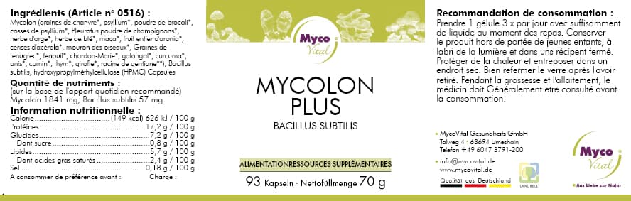 MYCOLON PLUS (Mélange 516)