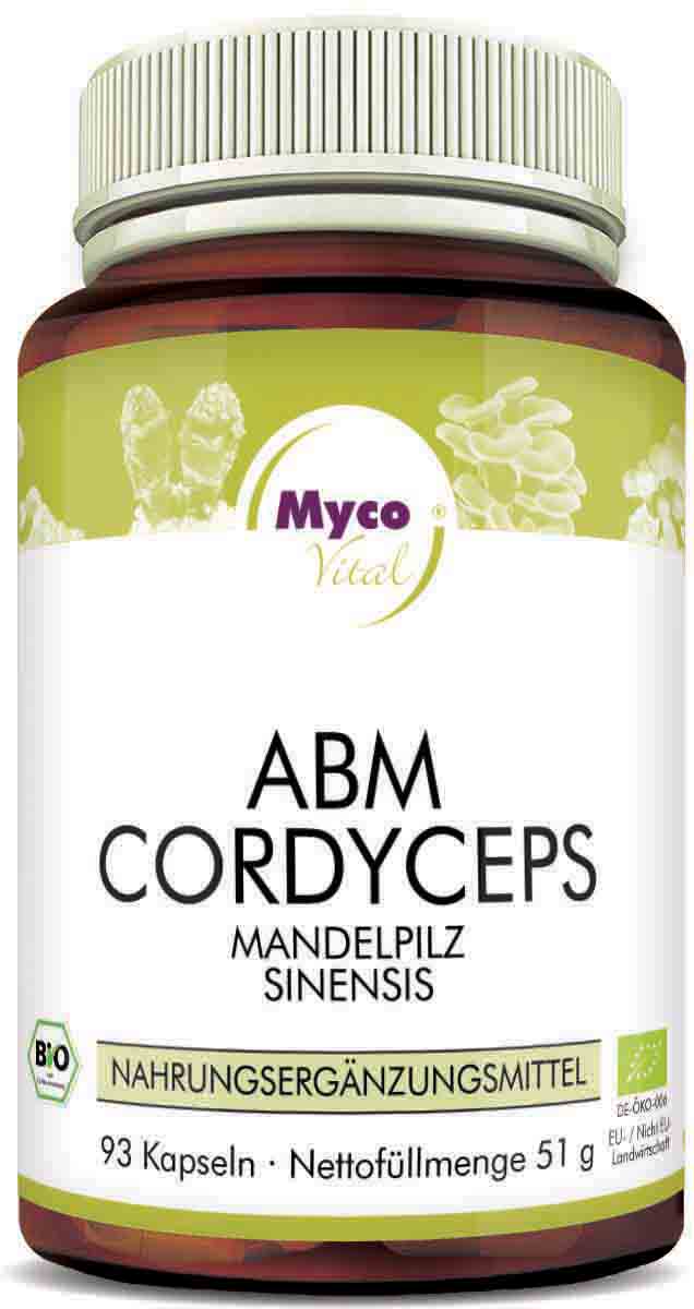 ABM-Cordyceps Organic mushroom powder capsules (blend 342)
