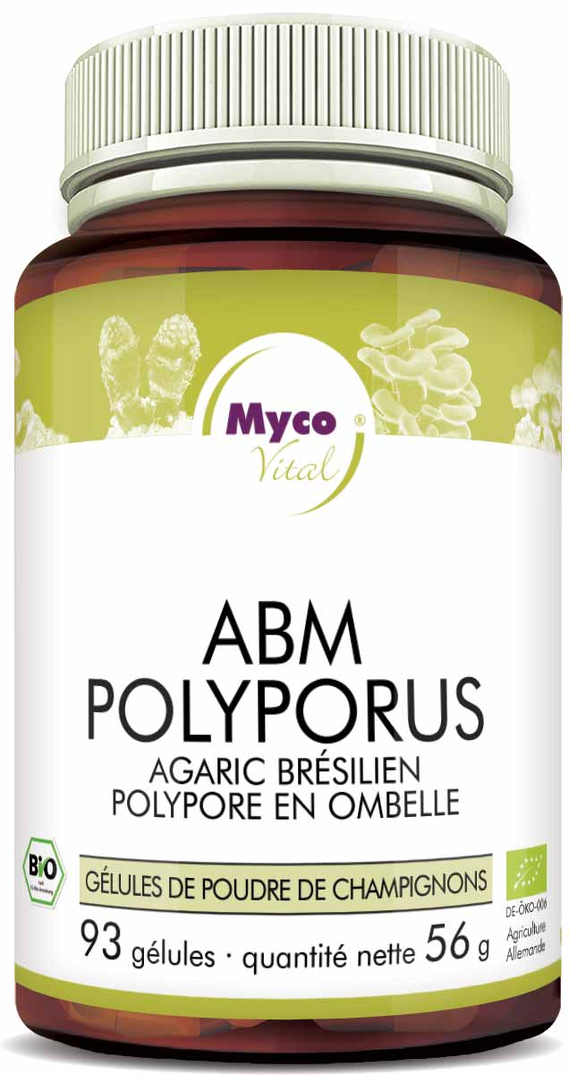 ABM-Polyporus Capsules de poudre de champignons bio (mélange 338)