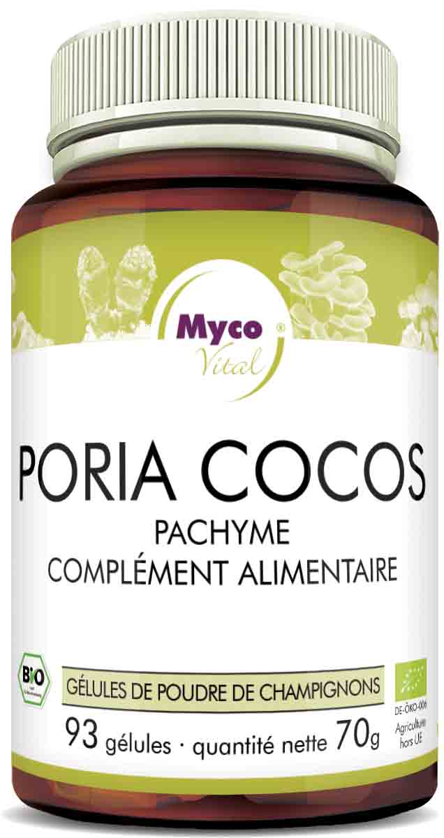 Poria Cocos Gélules de poudre de champignon vital biologique