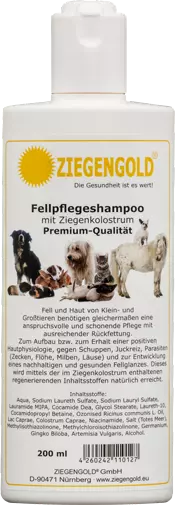 ZIEGENGOLD® Fur care shampoo 200ml