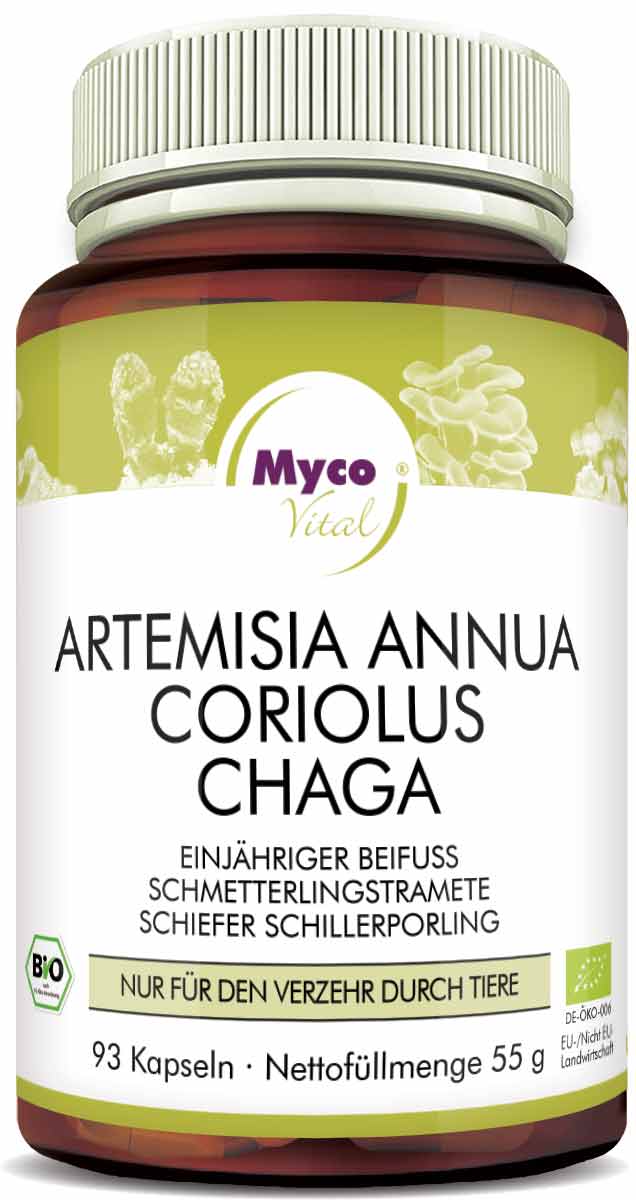 ARTEMISIA-Coriolus-Chaga Organic Powder Capsules (Blend 557)