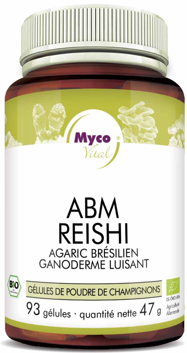 ABM-Reishi Capsules de poudre de champignons bio (mélange 339)